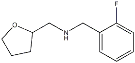 [(2-fluorophenyl)methyl](oxolan-2-ylmethyl)amine Struktur