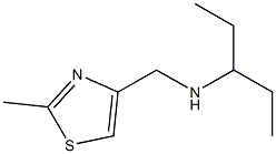 [(2-methyl-1,3-thiazol-4-yl)methyl](pentan-3-yl)amine Struktur