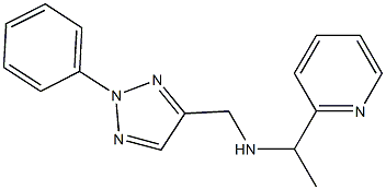 [(2-phenyl-2H-1,2,3-triazol-4-yl)methyl][1-(pyridin-2-yl)ethyl]amine Struktur