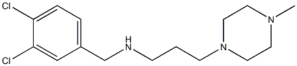 [(3,4-dichlorophenyl)methyl][3-(4-methylpiperazin-1-yl)propyl]amine Struktur