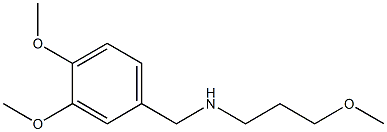 [(3,4-dimethoxyphenyl)methyl](3-methoxypropyl)amine Struktur