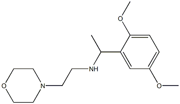 [1-(2,5-dimethoxyphenyl)ethyl][2-(morpholin-4-yl)ethyl]amine Struktur