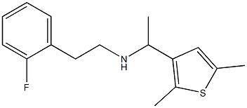 [1-(2,5-dimethylthiophen-3-yl)ethyl][2-(2-fluorophenyl)ethyl]amine Struktur