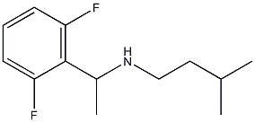 [1-(2,6-difluorophenyl)ethyl](3-methylbutyl)amine Struktur