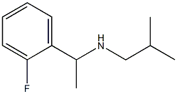 [1-(2-fluorophenyl)ethyl](2-methylpropyl)amine Struktur