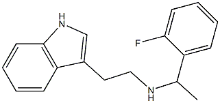 [1-(2-fluorophenyl)ethyl][2-(1H-indol-3-yl)ethyl]amine Struktur