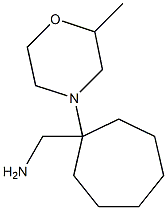 [1-(2-methylmorpholin-4-yl)cycloheptyl]methylamine Struktur