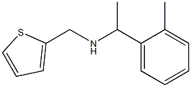 [1-(2-methylphenyl)ethyl](thiophen-2-ylmethyl)amine Struktur