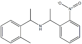 [1-(2-methylphenyl)ethyl][1-(2-nitrophenyl)ethyl]amine Struktur