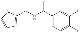 [1-(3,4-difluorophenyl)ethyl](thiophen-2-ylmethyl)amine Struktur