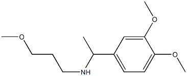 [1-(3,4-dimethoxyphenyl)ethyl](3-methoxypropyl)amine Struktur