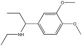 [1-(3,4-dimethoxyphenyl)propyl](ethyl)amine Struktur