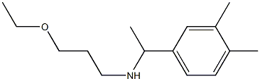 [1-(3,4-dimethylphenyl)ethyl](3-ethoxypropyl)amine Struktur