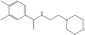 [1-(3,4-dimethylphenyl)ethyl][2-(morpholin-4-yl)ethyl]amine Struktur