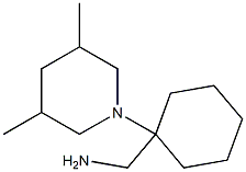 [1-(3,5-dimethylpiperidin-1-yl)cyclohexyl]methanamine Struktur