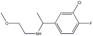 [1-(3-chloro-4-fluorophenyl)ethyl](2-methoxyethyl)amine Struktur