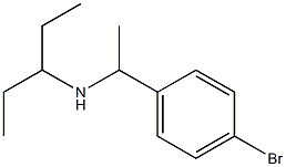 [1-(4-bromophenyl)ethyl](pentan-3-yl)amine Struktur