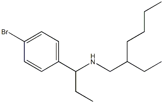 [1-(4-bromophenyl)propyl](2-ethylhexyl)amine Struktur