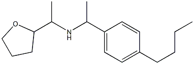 [1-(4-butylphenyl)ethyl][1-(oxolan-2-yl)ethyl]amine Struktur