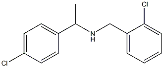 [1-(4-chlorophenyl)ethyl][(2-chlorophenyl)methyl]amine Struktur