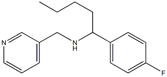 [1-(4-fluorophenyl)pentyl](pyridin-3-ylmethyl)amine Struktur