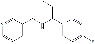 [1-(4-fluorophenyl)propyl](pyridin-3-ylmethyl)amine Struktur