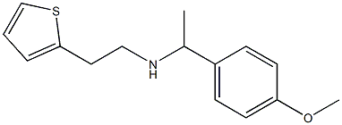 [1-(4-methoxyphenyl)ethyl][2-(thiophen-2-yl)ethyl]amine Struktur