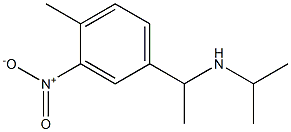 [1-(4-methyl-3-nitrophenyl)ethyl](propan-2-yl)amine Struktur