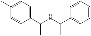 [1-(4-methylphenyl)ethyl](1-phenylethyl)amine Struktur