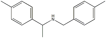 [1-(4-methylphenyl)ethyl][(4-methylphenyl)methyl]amine Struktur