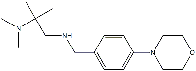 [2-(dimethylamino)-2-methylpropyl]({[4-(morpholin-4-yl)phenyl]methyl})amine Struktur