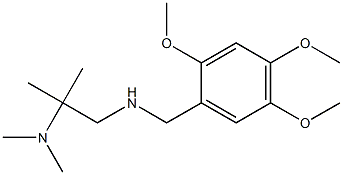 [2-(dimethylamino)-2-methylpropyl][(2,4,5-trimethoxyphenyl)methyl]amine Struktur