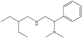 [2-(dimethylamino)-2-phenylethyl](2-ethylbutyl)amine Struktur