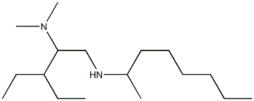 [2-(dimethylamino)-3-ethylpentyl](octan-2-yl)amine Struktur