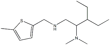 [2-(dimethylamino)-3-ethylpentyl][(5-methylthiophen-2-yl)methyl]amine Struktur