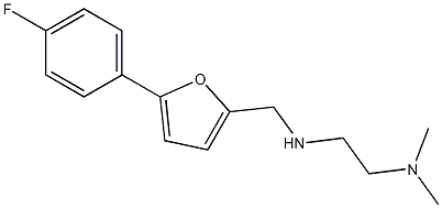 [2-(dimethylamino)ethyl]({[5-(4-fluorophenyl)furan-2-yl]methyl})amine Struktur