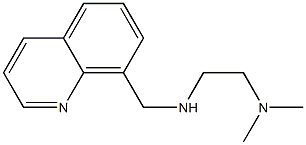 [2-(dimethylamino)ethyl](quinolin-8-ylmethyl)amine Struktur