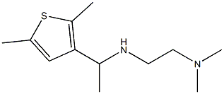 [2-(dimethylamino)ethyl][1-(2,5-dimethylthiophen-3-yl)ethyl]amine Struktur