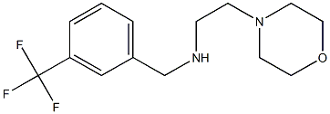 [2-(morpholin-4-yl)ethyl]({[3-(trifluoromethyl)phenyl]methyl})amine Struktur