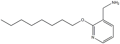 [2-(octyloxy)pyridin-3-yl]methanamine Struktur