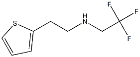 [2-(thiophen-2-yl)ethyl](2,2,2-trifluoroethyl)amine Struktur