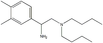 [2-amino-2-(3,4-dimethylphenyl)ethyl]dibutylamine Struktur