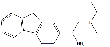 [2-amino-2-(9H-fluoren-2-yl)ethyl]diethylamine Struktur