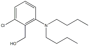 [2-chloro-6-(dibutylamino)phenyl]methanol Struktur