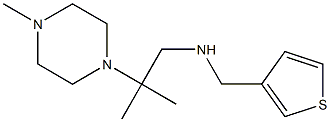 [2-methyl-2-(4-methylpiperazin-1-yl)propyl](thiophen-3-ylmethyl)amine Struktur