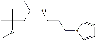 [3-(1H-imidazol-1-yl)propyl](4-methoxy-4-methylpentan-2-yl)amine Struktur