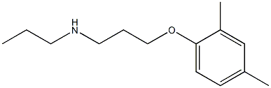 [3-(2,4-dimethylphenoxy)propyl](propyl)amine Struktur