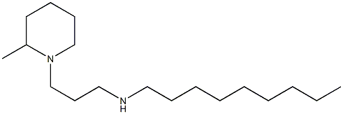 [3-(2-methylpiperidin-1-yl)propyl](nonyl)amine Struktur