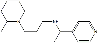 [3-(2-methylpiperidin-1-yl)propyl][1-(pyridin-4-yl)ethyl]amine Struktur