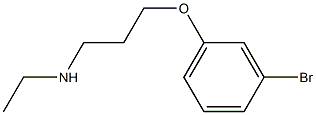 [3-(3-bromophenoxy)propyl](ethyl)amine Struktur